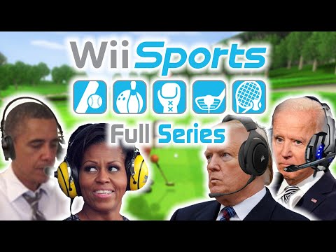 Видео: Президенты США играют в Wii Sports (ПОЛНАЯ СЕРИЯ)
