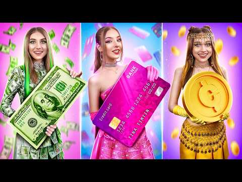 Видео: Девушка Цент vs Доллар vs Миллион! Девушки с Банкомата в Реальной Жизни