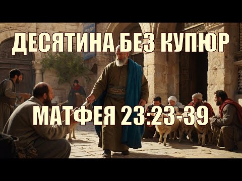 Видео: НеТора Матфея 23:23-39 Десятина и другие моменты лицемерия