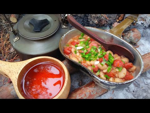 Видео: Поход Выходного Дня. Однодневка. Лесная кухня: Испанское рагу.