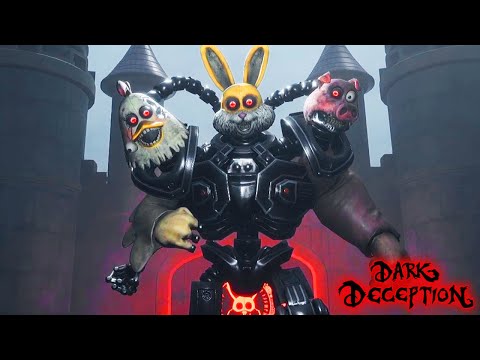 Видео: ОГРОМНЫЙ АНИМАТРОНИК БОСС 3 в 1! - Dark Deception 4 глава chapter 4 Mascot Mayhem