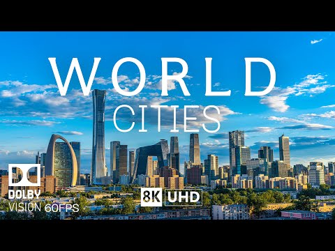 Видео: Самые красивые города в мире 8K видео Ultra HD с мягкой фортепианной музыкой - 60 кадров в секунду