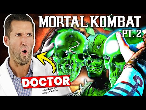 Видео: ВРАЧ смотрит на рентгеновские атаки в Mortal Kombat X  - ЧАСТЬ 2