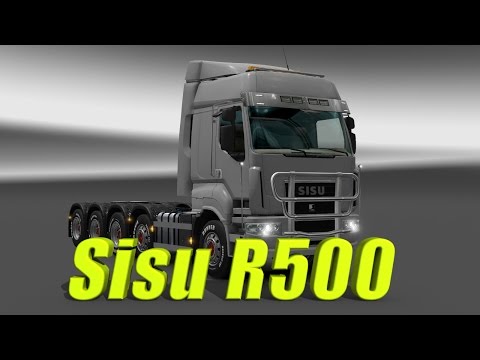Видео: Euro Truck Simulator 2 обзор мода ( Sisu R500 )