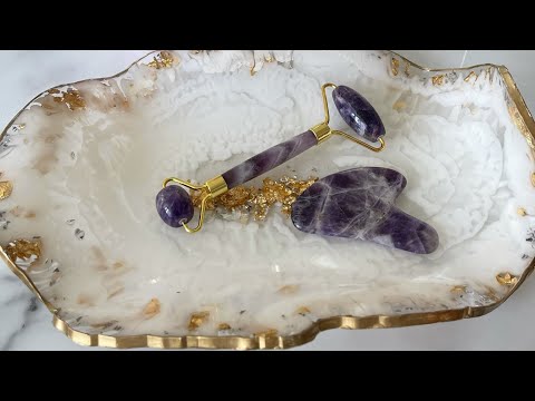 Видео: Эффект облаков в технике resin Art. Эпоксидная смола техника «облака». Поднос из эпоксидной смолы.