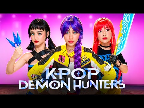 Видео: Настоящая K-POP DEMON HUNTERS спасла Никиту!