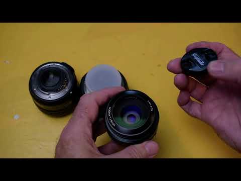 Видео: Три объектива: YONGNUO YN35mm F2N; Nikon DX 35mm 1,8G AF S; и VOIGTLANDER 40mm (техническое мнение).