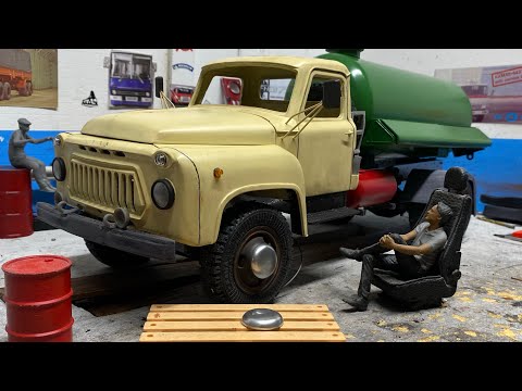 Видео: Тюнинг на Газ 53 😳☺️ модель в масштабе 1:12 , RC lkw Gaz 53 