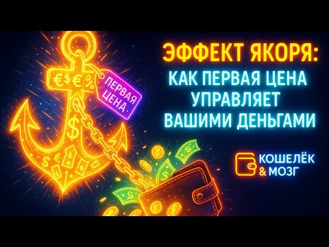 Видео: Эффект якоря: Как первая цена управляет вашими деньгами | Психология денег