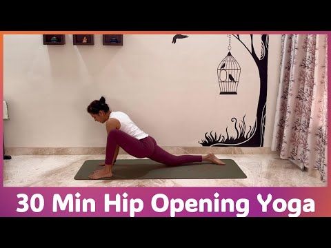 Видео: Расслабьте напряженные бедра за 30 минут | Глубокая йога для раскрытия бедер