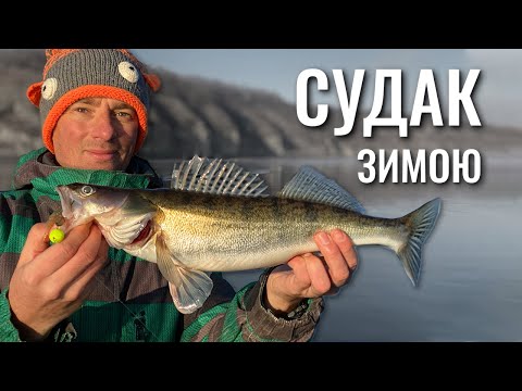 Видео: Ловля судака зимою. Зимовий спінінг