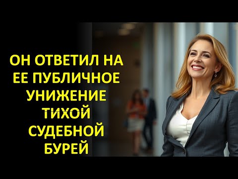 Видео: bОН ОТВЕТИЛ НА ЕЕ ПУБЛИЧНОЕ УНИЖЕНИЕ ТИХОЙ СУДЕБНОЙ БУРЕЙ