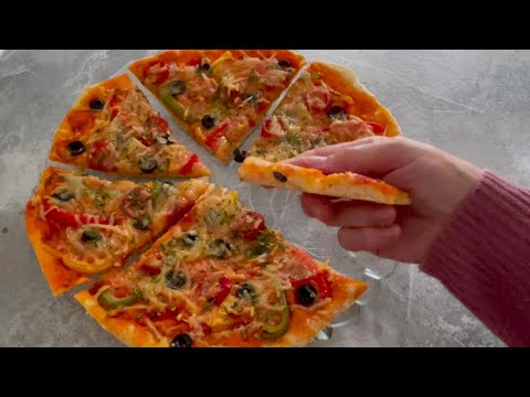 Видео: Лучшая пицца без глютена ❗без дрожжей ❗без яиц ❗без раскатки теста   Веганское тесто для пиццы