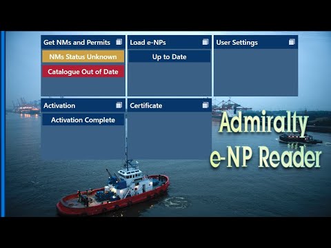 Видео: Admiralty e-NP Reader. Корректура морских пособий.  Weekly Updates for Nautical Publications.
