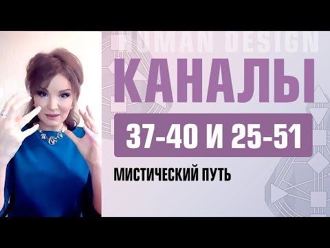 Видео: 37-40, 25-51 каналы в Дизайне Человека. Мистический путь к пробуждению себя — Human Design
