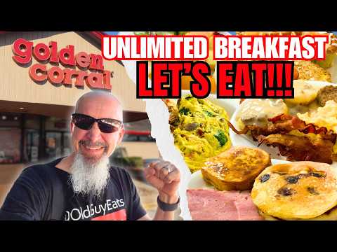 Видео: Бесконечный завтрак Golden Corral превосходит ожидания!
