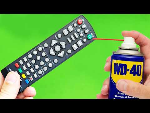 Видео: Как отремонтировать пульты дистанционного управления в вашем доме с помощью WD-40