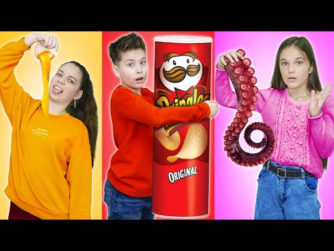 Видео: ЦВЕТНОЙ ЧЕЛЛЕНДЖ в ШКОЛЕ!!! Красный, желтый и Розовый едим еду одного цвета 24 часа