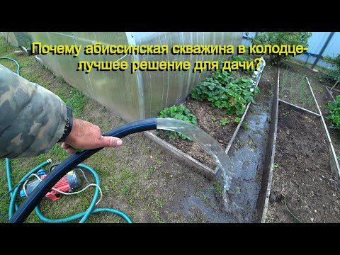 Видео: Почему абиссинская скважина в колодце— лучшее решение для дачи?