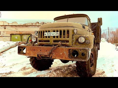 Видео: БорЗИЛа получает Лебедку.Испытание для КАМАЗа.Строим избушки.