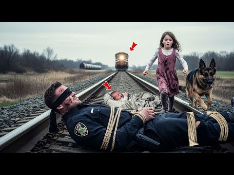 Видео: Полицейскую и новорождённого привязали к рельсам — девочка и её К9 спасли их