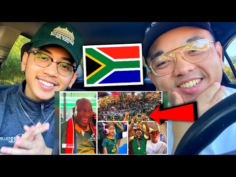 Видео: Американцы реагируют на видео празднования победы южноафриканцев на Кубке мира по регби 2023 года...