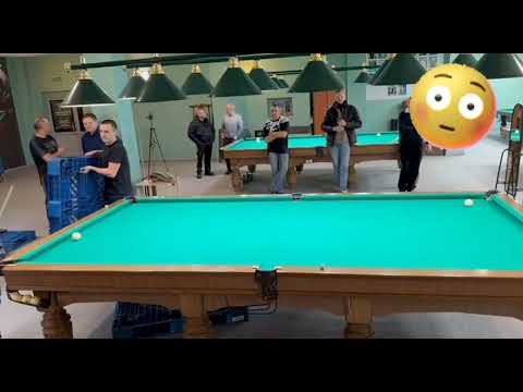 Видео: #бильярд  😊 Мишаня катает с Чемпионом
