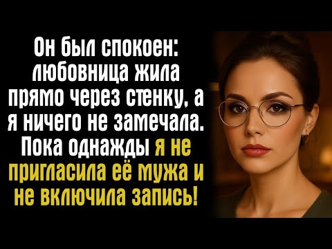 Видео: Он был спокоен: любовница жила прямо через стенку, а я ничего не замечала… Пока однажды я не...