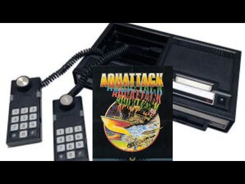 Видео: Aquattack - атака в аквапарке на ColecoVision. Реакция и оценка игры.