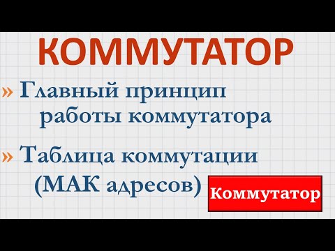 Видео: 4.8 Коммутатор – что это? Зачем нужен? Как работает? Коммутация и маршрутизация для начинающих