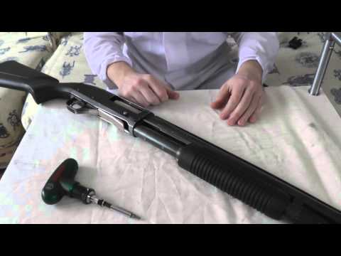 Видео: Обзор отечественного помпового ружья МР-133