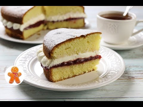 Видео: Торт Бисквит Королевы Виктории ✧ Victoria Sandwich Cake (English Subtitles)