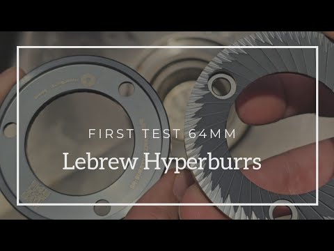 Видео: Первый тест Lebrew Hyperburrs 64 мм плоский для фильтра
