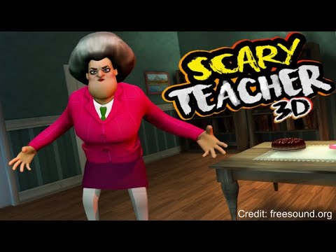 Видео: Scary Teacher. уровни: Сауна и Улей.