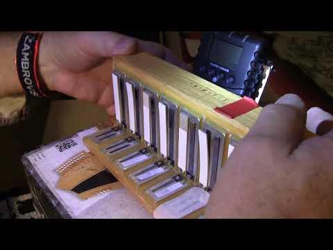 Видео: Гармонь и баян : настройка-подточка басовой голосовой планки  ( ремонт в Германии )