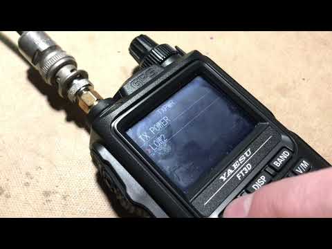 Видео: Yaesu FT-3D: измерения мощности и чувствительности, в т. ч. SATCOM