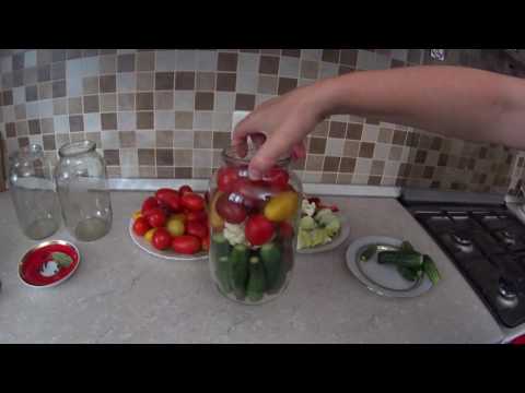 Видео: ОВОЩНОЕ АССОРТИ НА ЗИМУ! БЕЗ СТЕРИЛИЗАЦИИ!