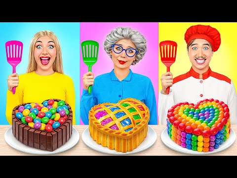 Видео: Кулинарный Челлендж: Я против Бабушки | Потрясающие Кухонные Лайфхаки от Friendly DO