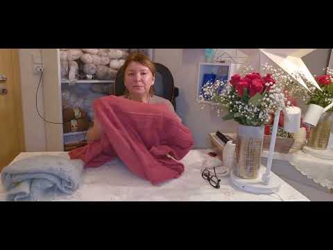 Видео: Готовая работа ,Платье  Спицами, "Розовая Фантазия "🧚‍♀️12.10.25