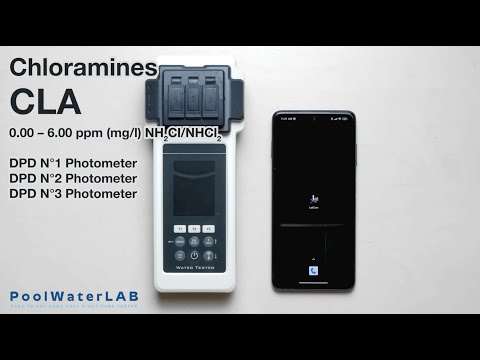 Видео: Тест Хлораміни, CLA . Знайомтесь із PoolLab® 2.0 майбутнє тестування води у басейні.