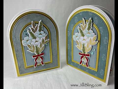 Видео: Рождественская зелень. Декабрьские заядлые штампы. Облачные арки. 2 из 3.