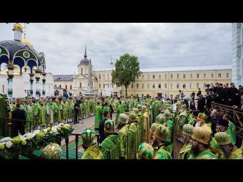 Видео: Торжества 600-лет перенесения мощей Прп.Сергия Радонежского.Всенощное бдение.  Троице-Сергиева Лавра