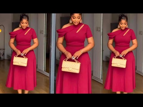 Видео: Как спроектировать и скроить это модное асимметричное деловое платье на одно плечо