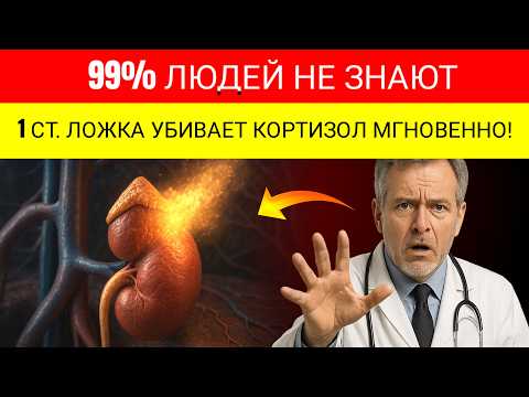 Видео: Всегда Просыпаетесь Ночью? - 1 Столовая Ложка Быстро Снижает Кортизол Чтобы Снова Заснуть