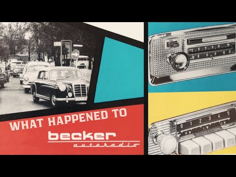 Видео: Почему премиальные автомобильные стереосистемы Becker исчезли
