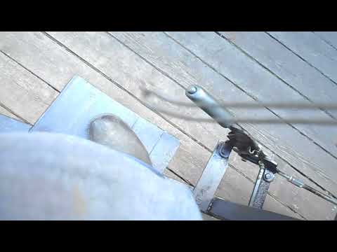 Видео: стояночный (ручной) тормоз на телегу.