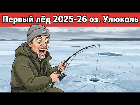 Видео: Рыбалка. Первый лёд 2025-26 оз. Улюколь