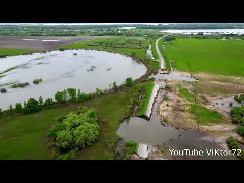 Видео: Последствия Наводнение Казанский район 05.06.2024. Дорога Огнево-Б.Ченчерь