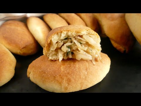 Видео: Самые вкусные печеные пирожки с капустой из Хрущевского, холодного, нестареющего  теста! Без яиц!