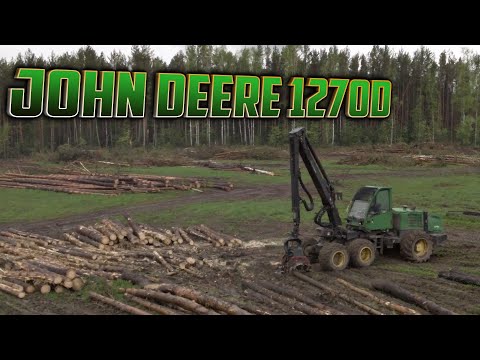 Видео: Запуск John Deere 1270D/Waratah H480C | 2-я серия #johndeere  #лесозаготовка #харвестер